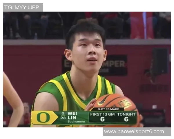 林葳在比赛中果断出手无球阶段表现相对较少